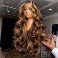 Honey Blonde Ombre Body Wave Lace Wig